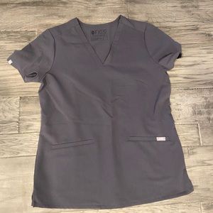 Figs charcoal gray scrub set like new!